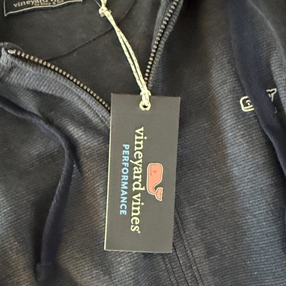 Vineyard Vines Men's Dark Blue Zip-Up Sweater - Picture 4 of 6